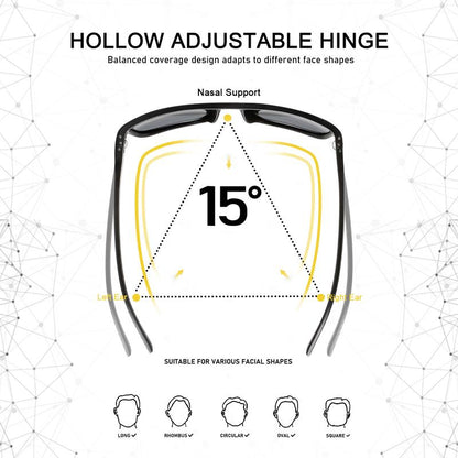 Arttodo UV Polarized Sunglasses for Men, Lightweight Sunglasses with UV Protection for Golf, Golf Accessories for Man, Golf Gift