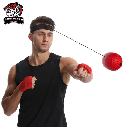 Boxing Speed Ball Head-Mounted PU Punch Ball MMA Sanda Training Hand Eye Reaction Gym Sandbag Muay Thai Boxeo Fitness Equipment